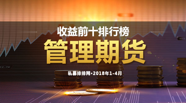 1-4月管理期货一马当先，鸿凯投资包揽冠亚季军成最大赢家