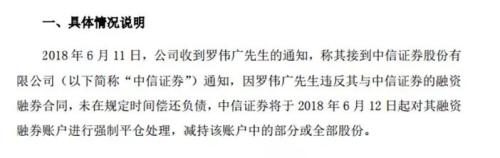 昔日私募冠军罗伟广 怎么会落魄到被强行平仓的地步？