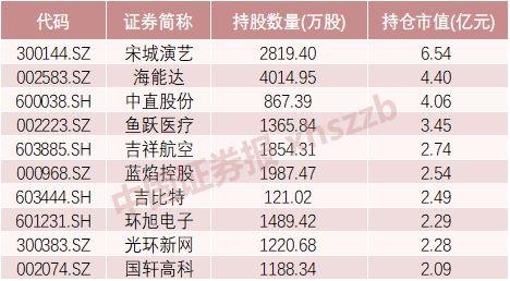 大机构持仓动向必须了解：汇金买顺灏股份 社保购入猪股！