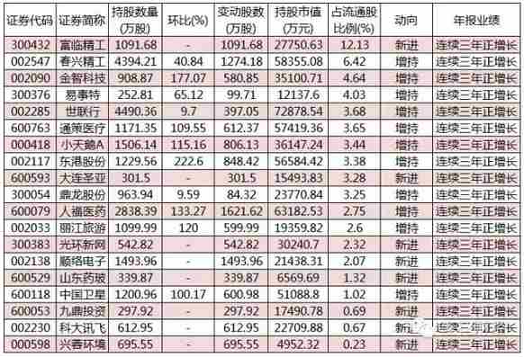 国家队买入+业绩连增 这些公司你知道吗