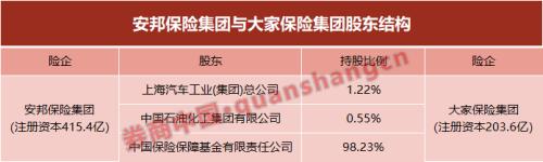 “新安邦”要来了？大家保险集团浮出水面 股东结构、注册地与安邦一致