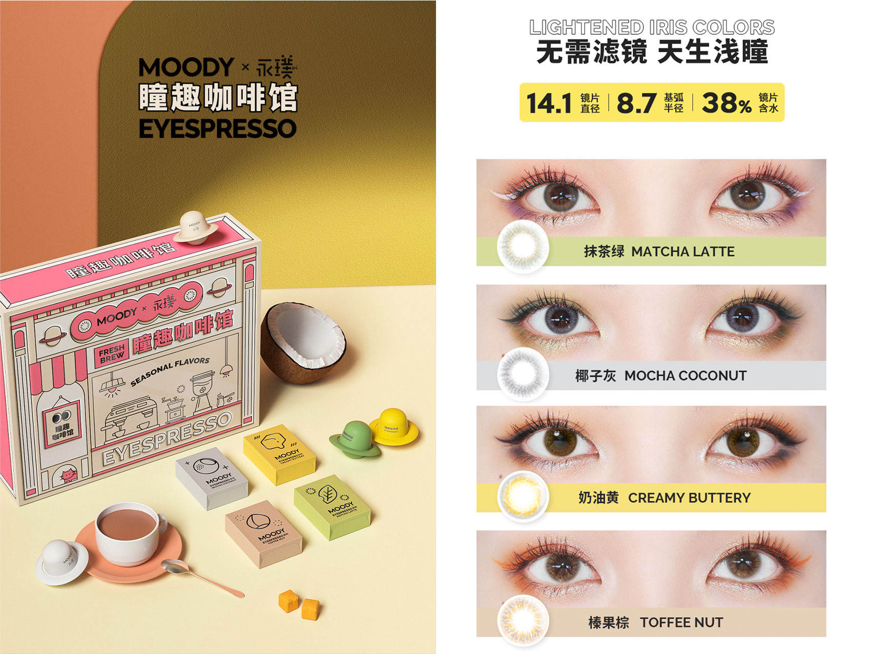 新锐美瞳品牌MOODY完成6000万两轮融资，高瓴创投、经纬中国分别领投