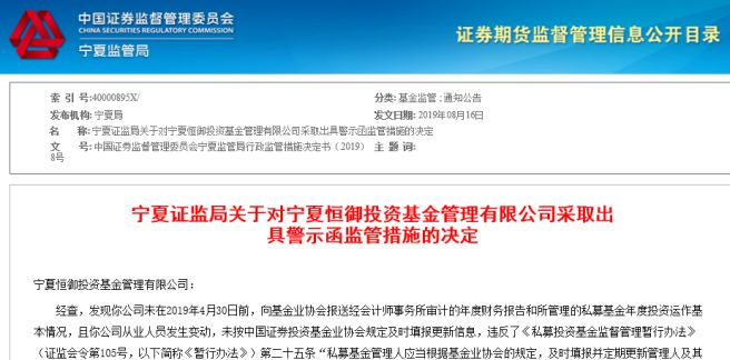 私募违规“触目惊心“ 8月已有22家私募被采取监管措施