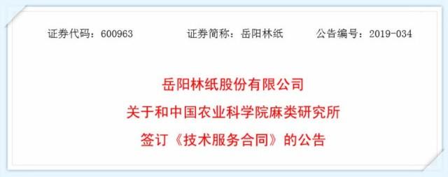 加持“工业大麻”概念，岳阳林纸也开始涨停了！