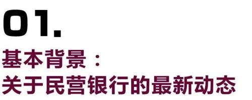 最全整理！一文看透全部19家民营银行！