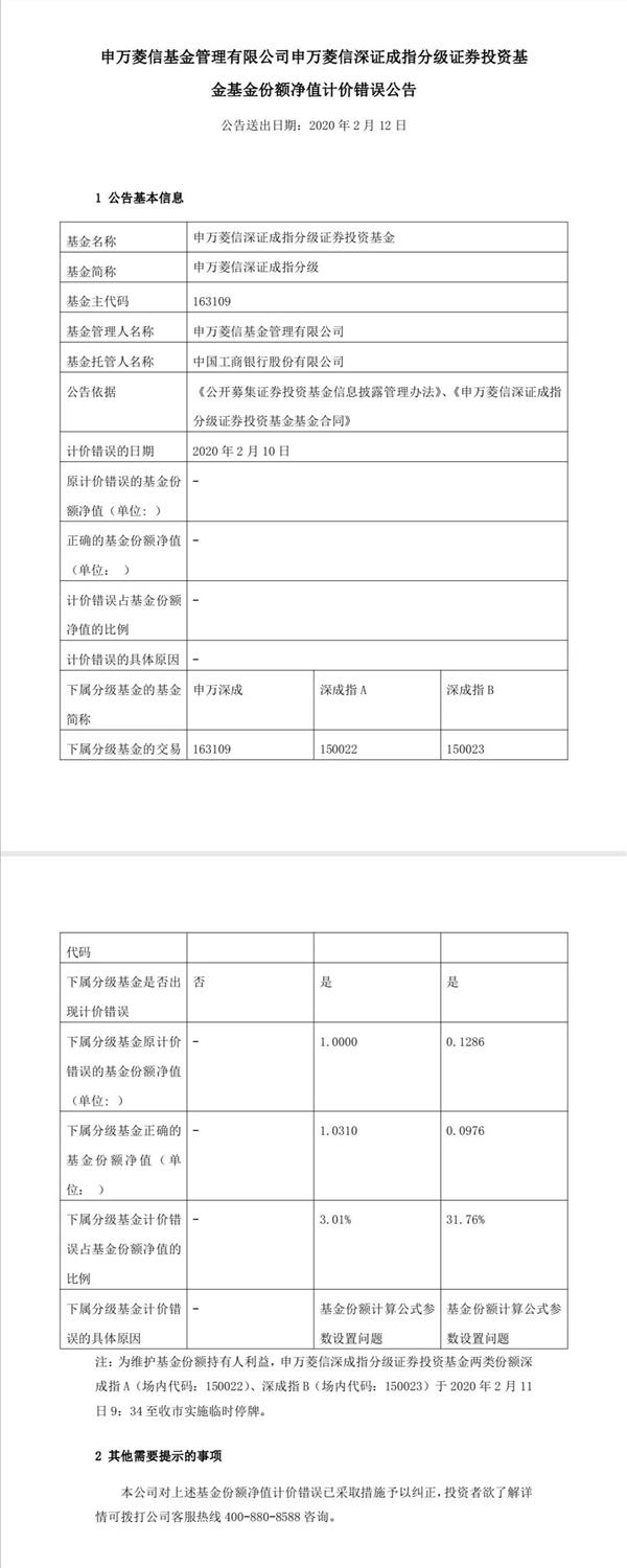 净值偏差31.76%！一个计算错误引发紧急停牌