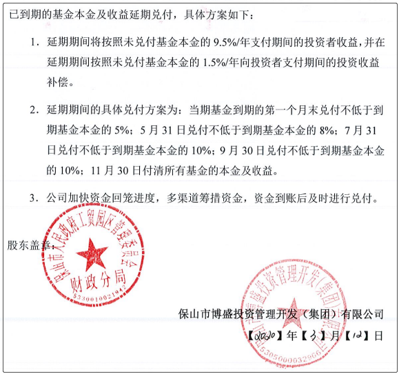 9800万私募基金“华信1号”逾期 融资方称受疫情影响