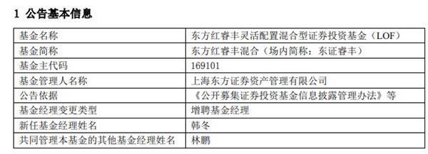 东方红资产管理副总林鹏即将离职！下一站选择创业 成立私募基金公司！