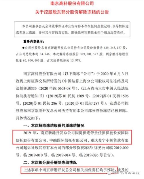 历时一年半！南京建工26亿风险项目终“解套” 这家信托的关键招数是…