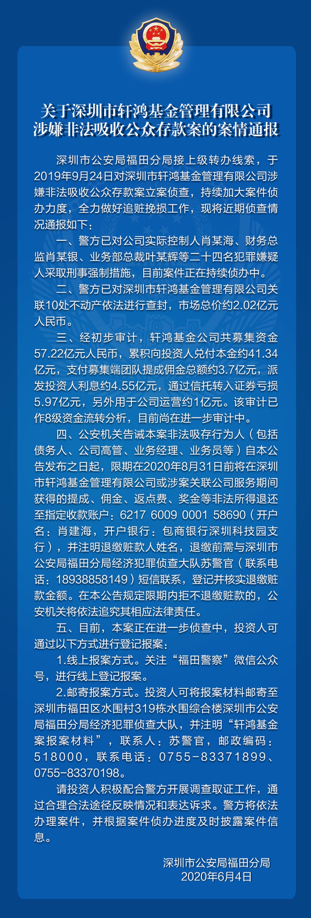 刚刚 轩鸿系私募被注销！涉嫌非吸57亿终爆雷 一个85后初中生 如何“血洗”了一批深圳千万、亿万富豪的