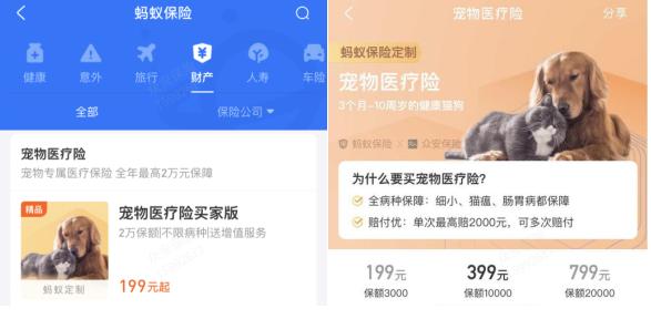 入局宠物经济，支付宝、众安保险打造数字化宠物险