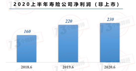 2020上半年寿险公司利润榜（非上市）