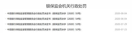 银保监会连开两张罚单：一家财务报告虚假 一家财务部越过投资部投资