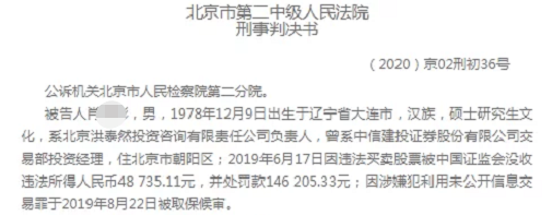 刚被罚20万，哪知还有老鼠仓！中信建投这位