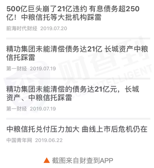 中粮信托违约导致东方网力遭深交所问询