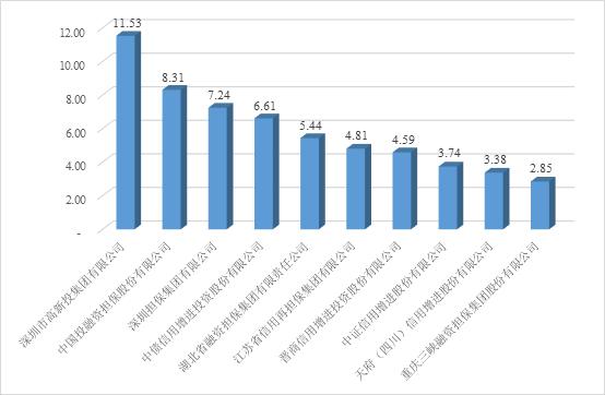 联合信用：金融担保机构2019年年度top10