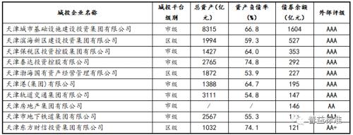 2020年天津市地方政府与城投平台专题分析报告