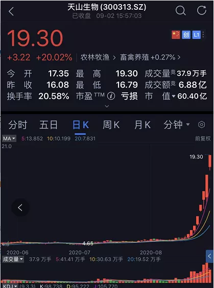 创业板疯了！近3200亿天量成交，妖股连续5个20%涨停