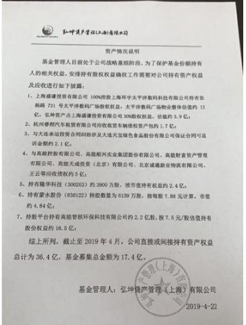 弘坤资产17.4亿基金兑付延期，法人涉嫌行贿被留置，踩雷天宝食品