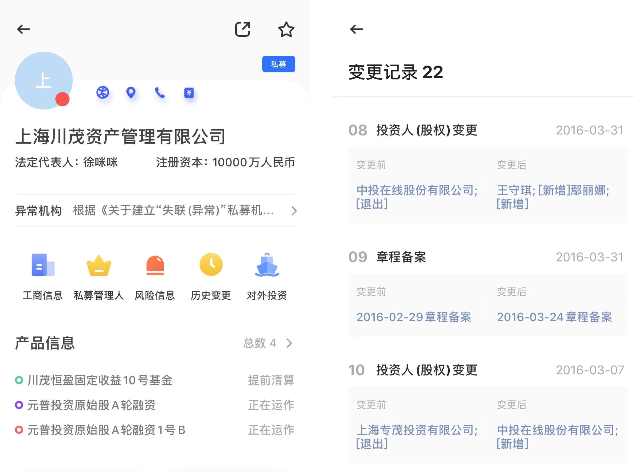 开年首批因失联而遭注销的53家私募机构遭公布 川茂资产与元普投资